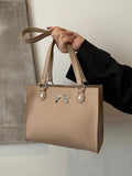 Bow PU Leather Shoulder Bag