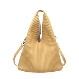 Women's summer niche fashionable striped bag versatile textured messenger bag ladies shoulder bag