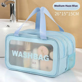 Double-layer Transparent Portable Wash Bag