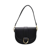 Mirco Creative Small Shoulder handbag Microfiber Synthetic Leather Saddle Bags Versatile Luxury Designer Crossbody Bag for Women