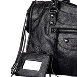 Ladies Vintage Fringe Studded Crossbody Bag