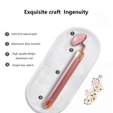 Electric Rose Quartz Roller Slimming Face Massager Lifting Natural Jade Facial Massage Stone Skin Massage Tool Gold Beauty Bar