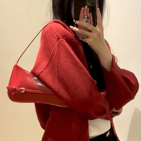 French One-Shoulder Underarm Bag