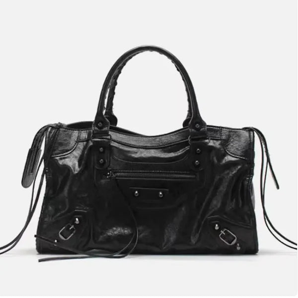 RivetRide Large Crossbody Shoulder Bag