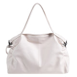 Women's Single-Shoulder Soft PU Korean Style Crossbody Bag - Large Capacity Solid Color Commuter Purse