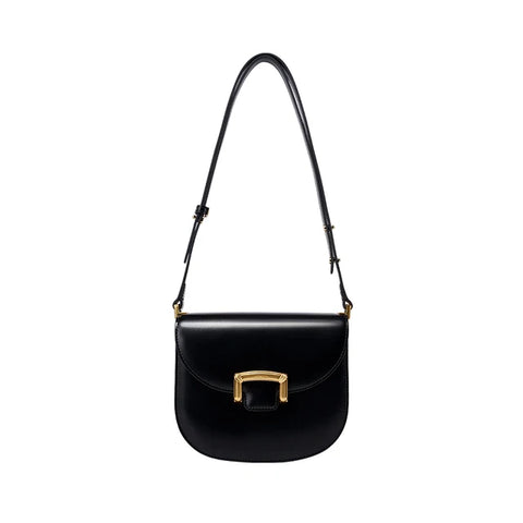 Original Women Bag  New Trendy High-end Wedding Bag Shoulder Bag Commuting Handbag Retro Style Saddle Bag