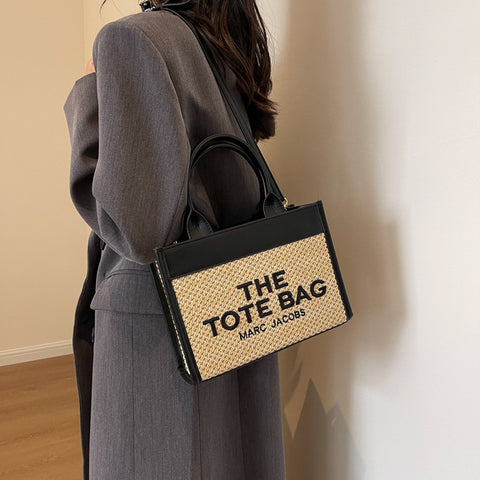 Designer summer woven bag purse Brand The Tote bags Womens New High Quality Luxury Pu Leather Tote Bags