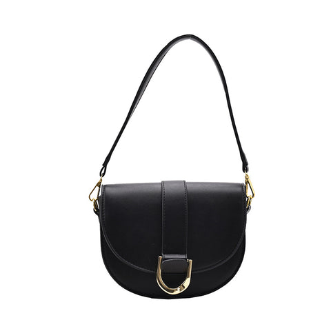 Mirco Creative Small Shoulder handbag Microfiber Synthetic Leather Saddle Bags Versatile Luxury Designer Crossbody Bag for Women
